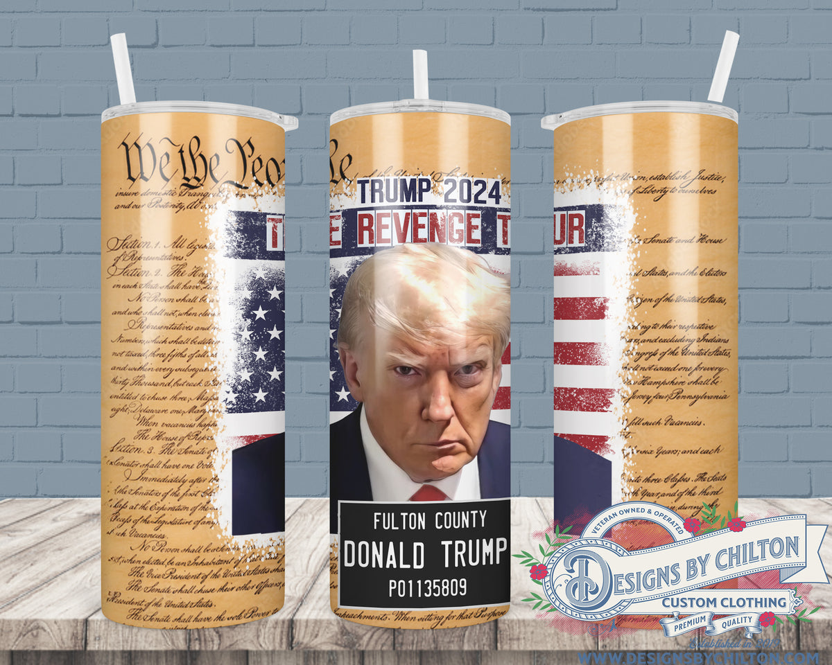 20oz Skinny Revenge Tour 2024 Tumbler