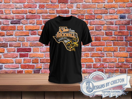 She is from Rockwall yellowjacket t-shirt