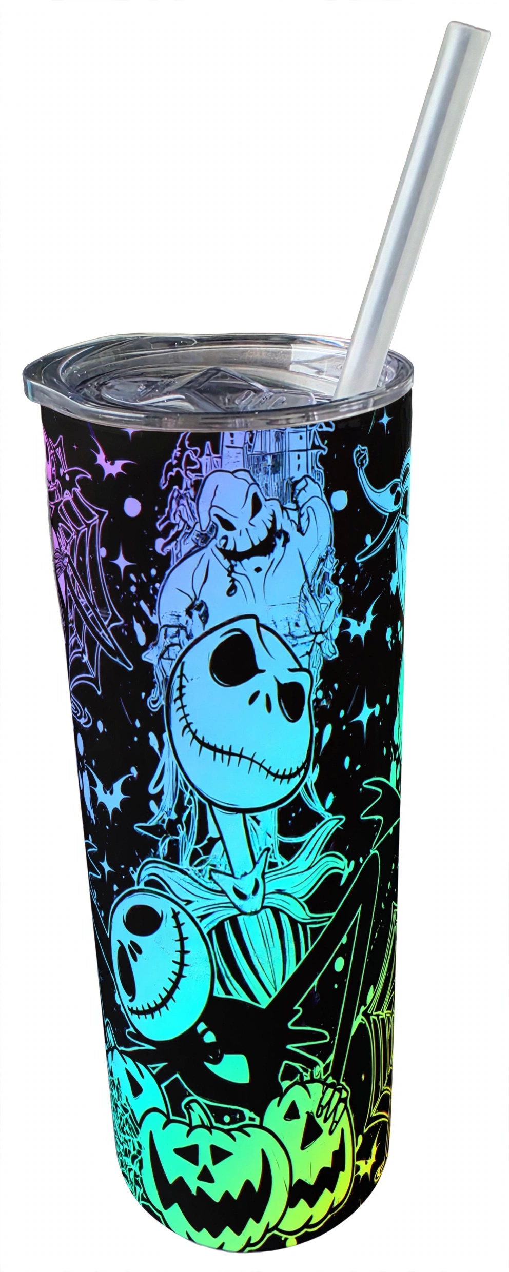 20oz Skinny Spooky Jack Tumbler